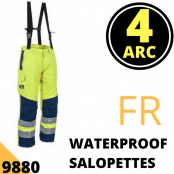 Arc Flash Waterproof Salopettes Category 4 47 Cal Hi Vis Yellow