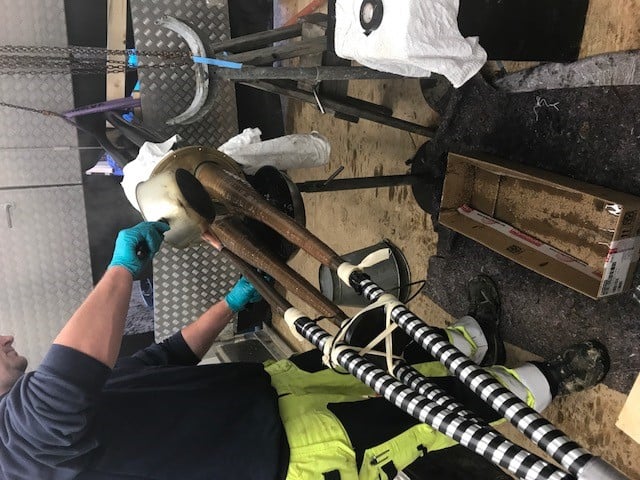 Connectors sweated