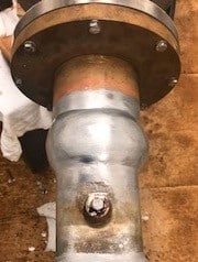 Plumbed ready for vacuum