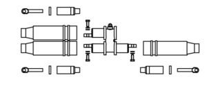 Separable Wye Joint Pkg. (3-Way) With Test Point