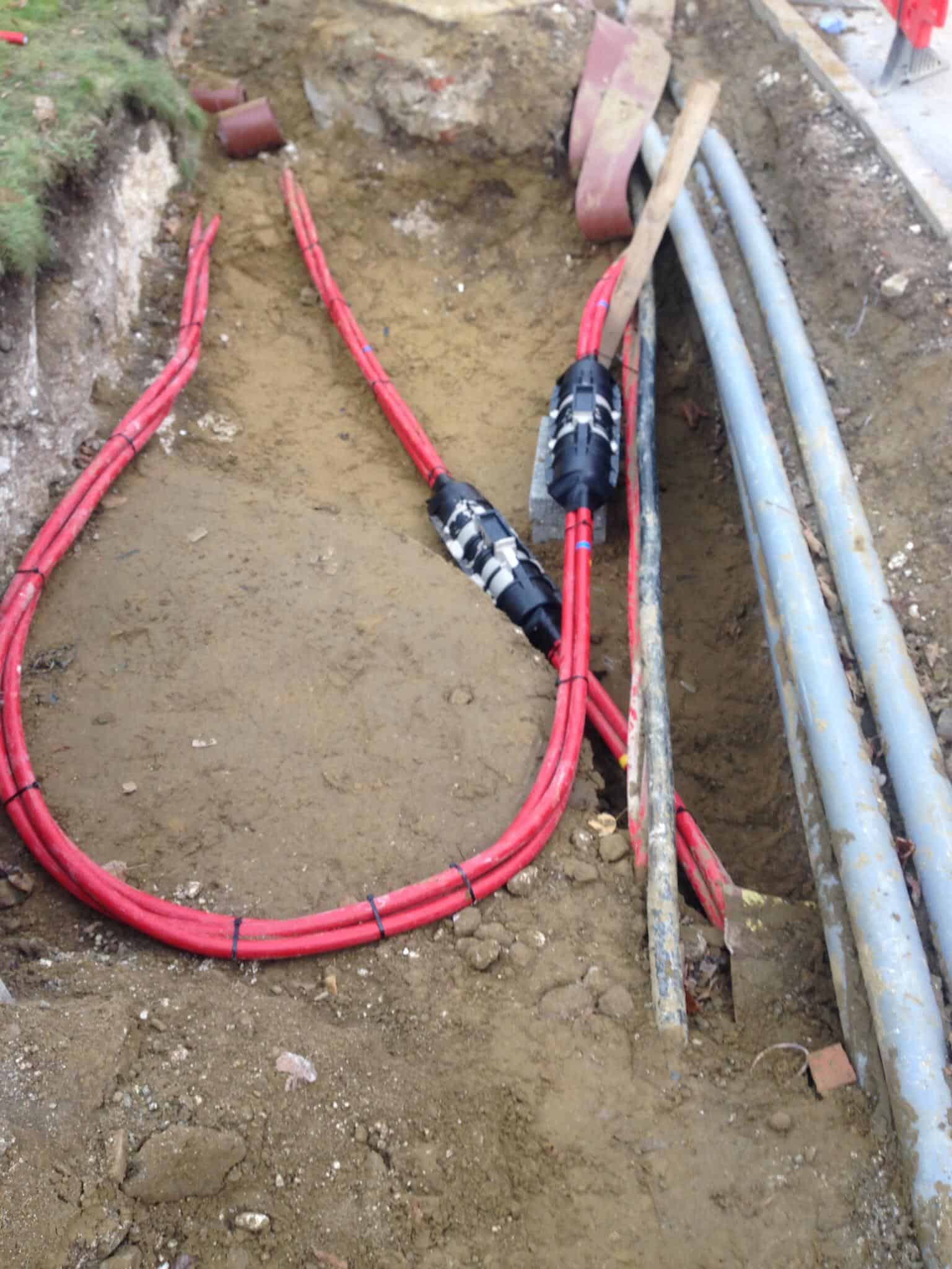 11kV Triplex Cable Joints Using Raychem Straight Heat Shrink Joints (UKPN)