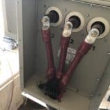11kV Triplex Cables Terminated Onto Switchgear Bushings Using Heat Shrink Cable Terminations