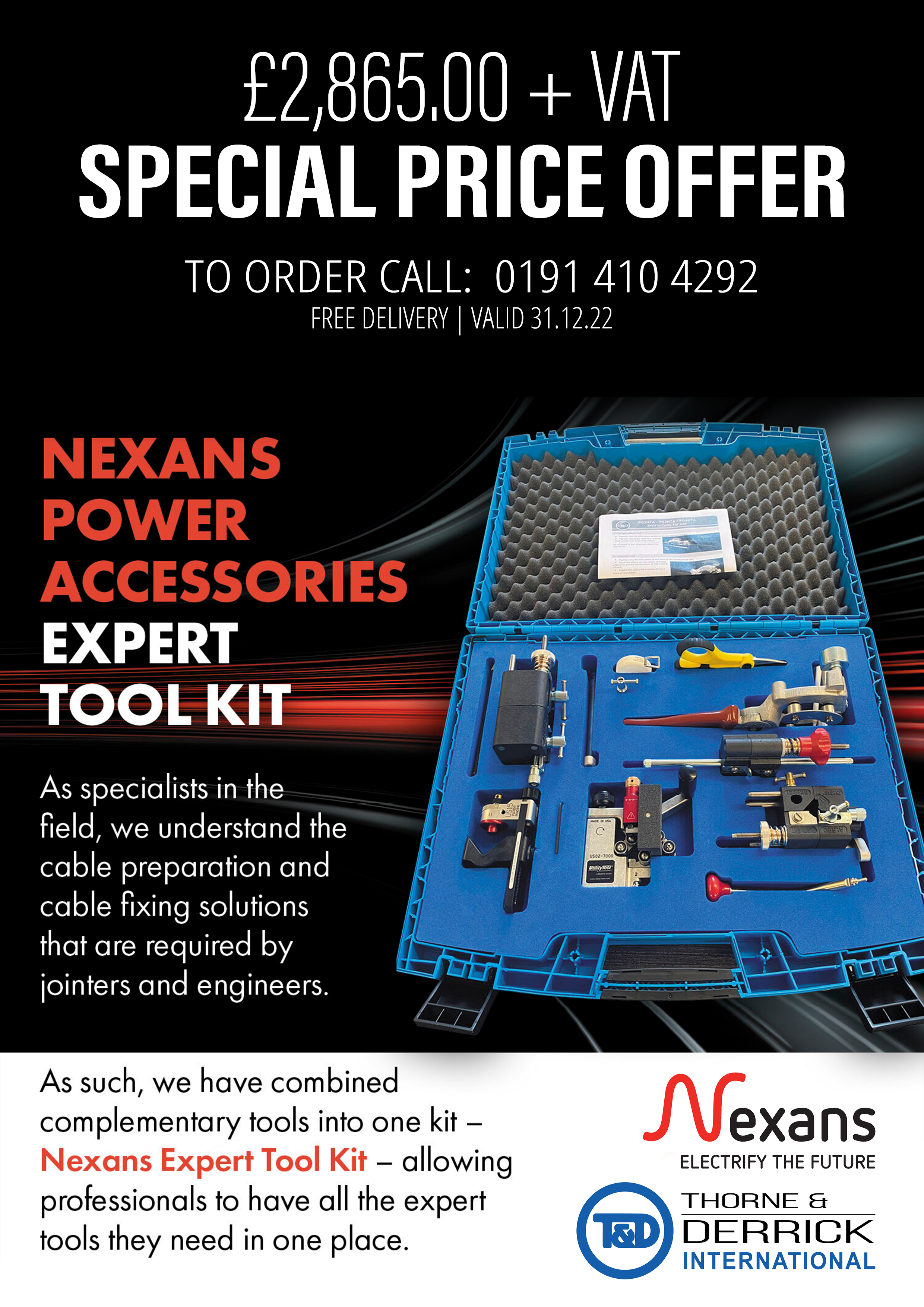 Nexans EXPERT MV Cable Jointers Tool Kits Nexans EXPERT MV Cable Jointers Tool Kits