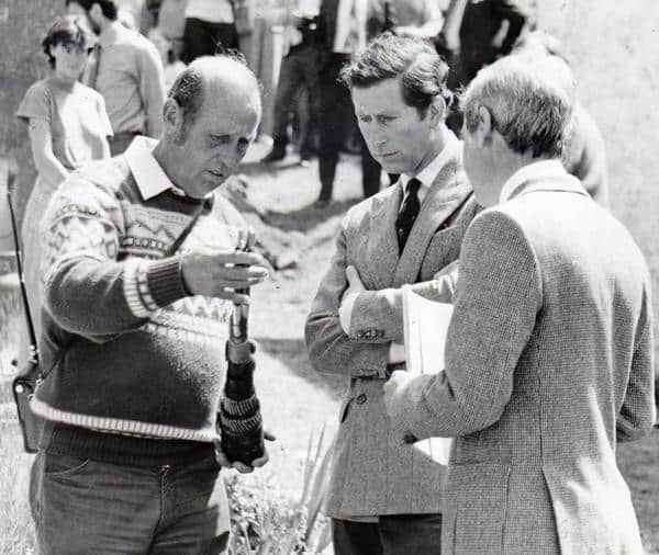 HRH Prince Charles & John Hayes from WPD