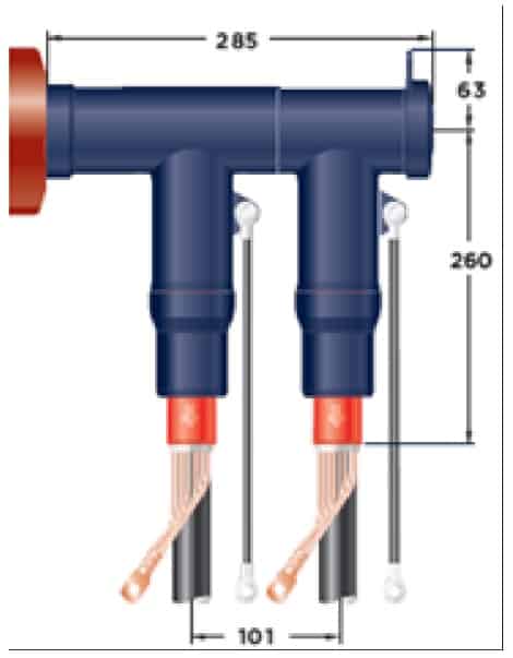 Cable Connectors For Eaton Xiria MV HV Switchgear RMU (Ring Main Unit)