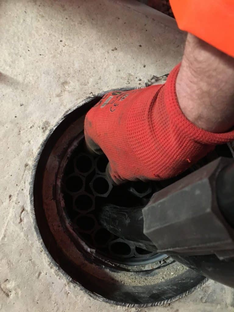 Sealing Cables, Switch Hall & Grid Transformer Bases On 132kV Wind Farm