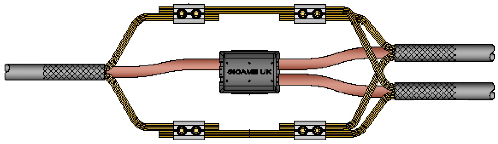 Single-Phase 4sqmm to 35sqmm Plastic CNE Service Branch Cable Joint