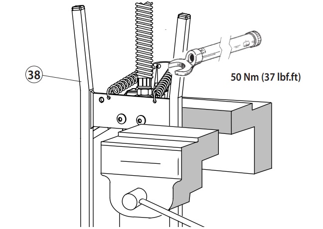 Fig 8 Hydraulic Pump Position For Replacement Of High Pressure Hose