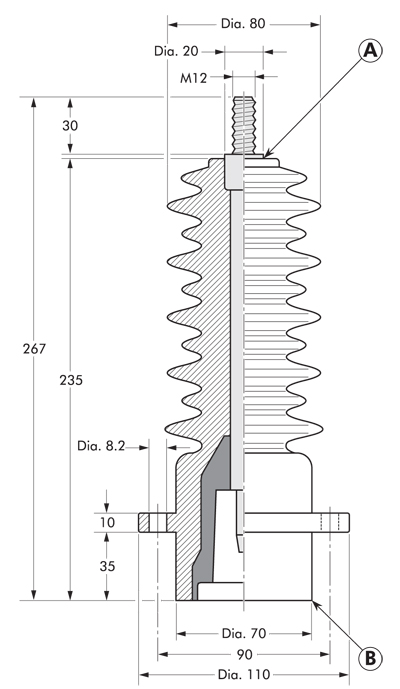 PITO-E Nexans Euromold - Interface A - Plug-in Termination