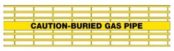 Detectamesh Caution Buried Gas Pipe – Yellow Warning Tape