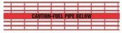 Detectamesh Caution Fuel Pipe Below – Red Warning Tape