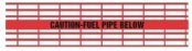 Detectamesh Caution Fuel Pipe Below – Red Warning Tape