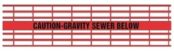 Detectamesh Caution Gravity Sewer Below – Red Warning Tape
