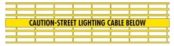 Detectamesh Caution Street Lighting Cable Below – Yellow Warning Tape