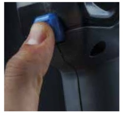 Manual pressure release button