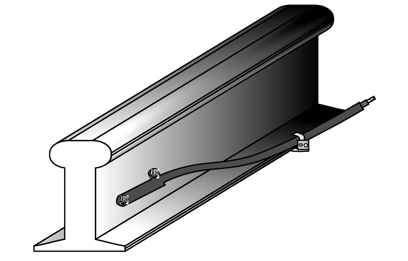 Moulded Lead Track Circuit Rail Fixings