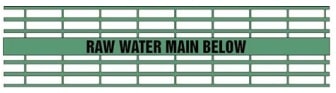 Raw Water Main Below - Green