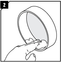 Remove any dirt from the sleeve or hole.