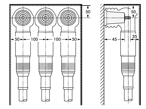 Bushing Boots 17.5kV Switchgear & Transformer Cable Boxes 15TS-NSS