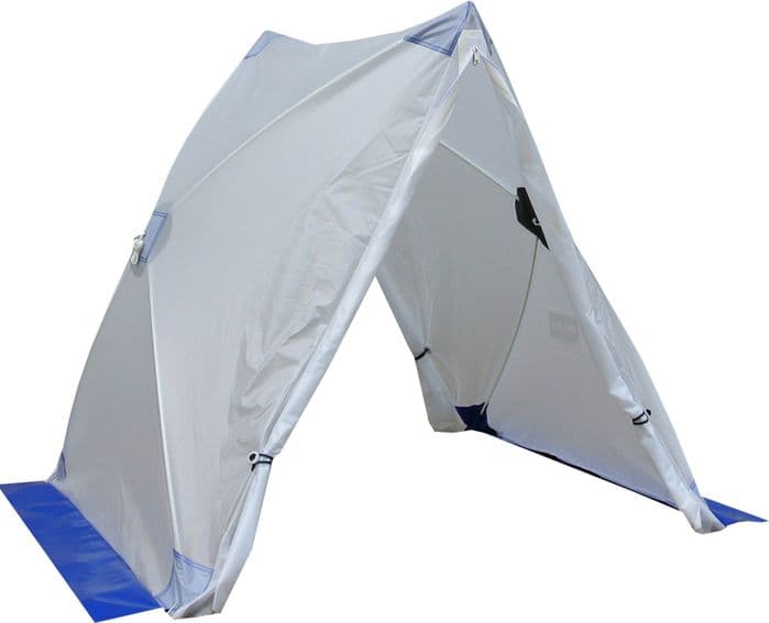 Premium Cable Jointers Triangle Tent - translucent triangle tent with full height entrance door.