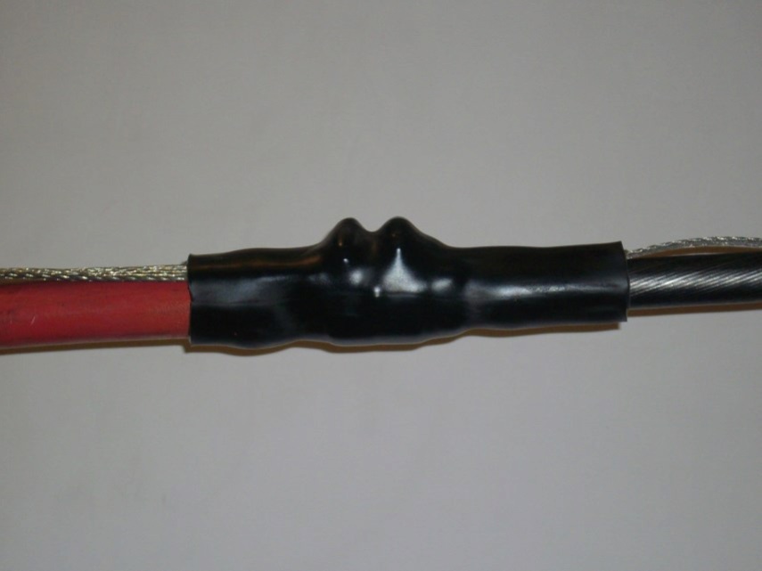 Once cooled conect braid to system earth