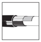 For use with French NF C 33-226 cables