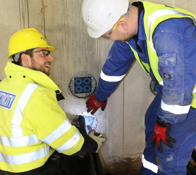 Sealing Underground Cables & Pipes Under Constant Water Pressure Sealing Underground Cables & Pipes Under Constant Water Pressure