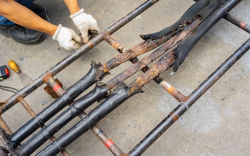 Burned Cable Ladder