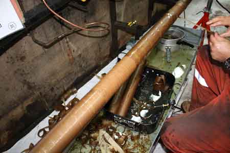 115kV Straight & Stop Joint On LPLF, PILC Cables In Cable Vault 