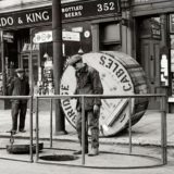 Laying Underground Cables In Maida Vale, London, 1939.
