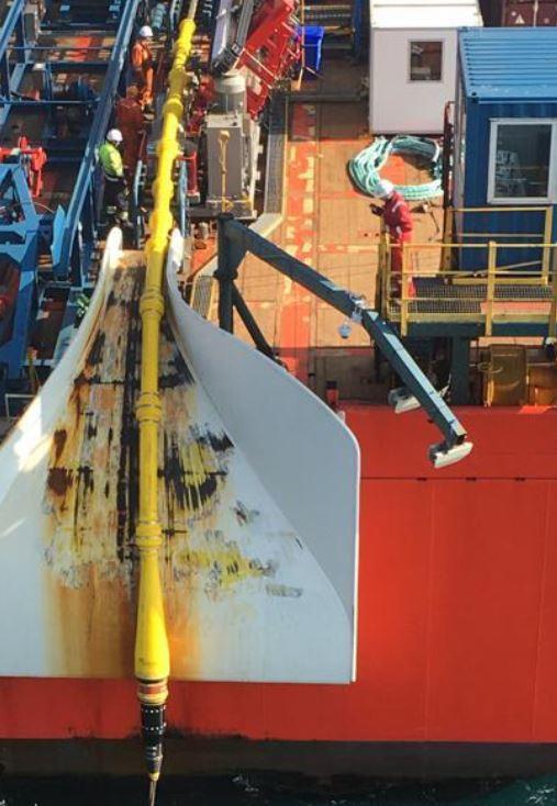 Subsea Cable Protection Systems Installed On Offshore Wind Farm