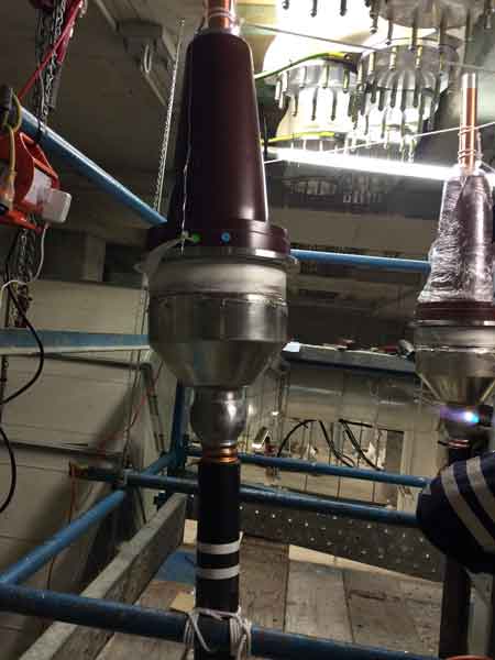 110kV Prysmian Plug-In Cable Termination For SF6 Gas Insulated Switchgear