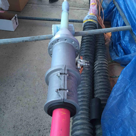 Ready For Insulator To Be Bolted Up