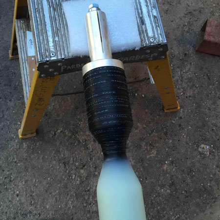 Taping Up Connector With Semi-Conductive Electrical Tape (3M Scotch 13 Tape)