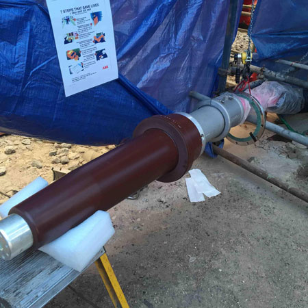 7. 132kV ABB Cable Termination Completed.