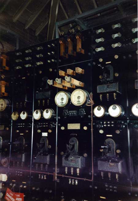 Substation - Slate Panel Board in Wavertree Clock Tower Substation.
