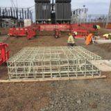 275kV Substation – GRP Reinforcement Bars In Concrete Bases For Shunt Reactor