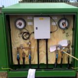 Oil Cabinet Monitoring Oil Pressure On 132kV Circuit
