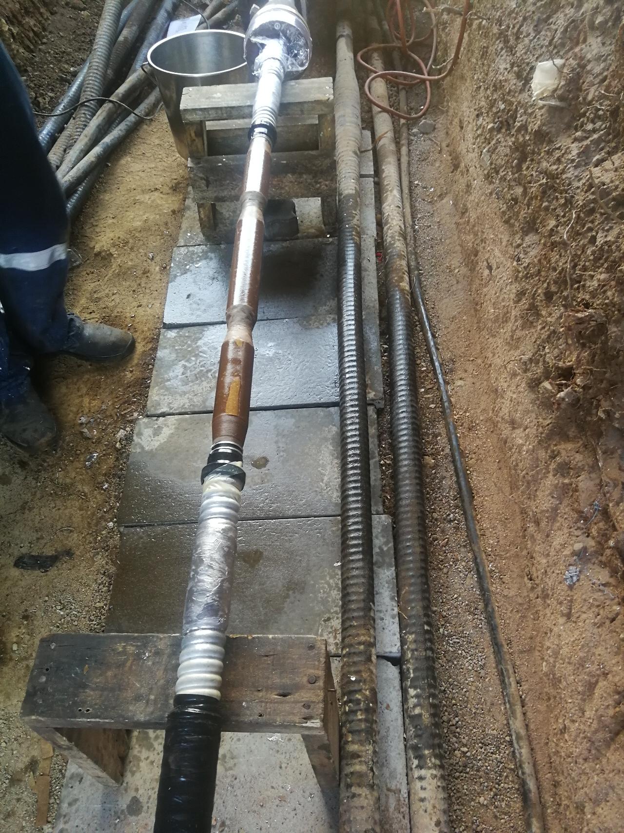 Pirelli Joint | 132kV Oil Filled Cable Joint with Wipe & Chamfer