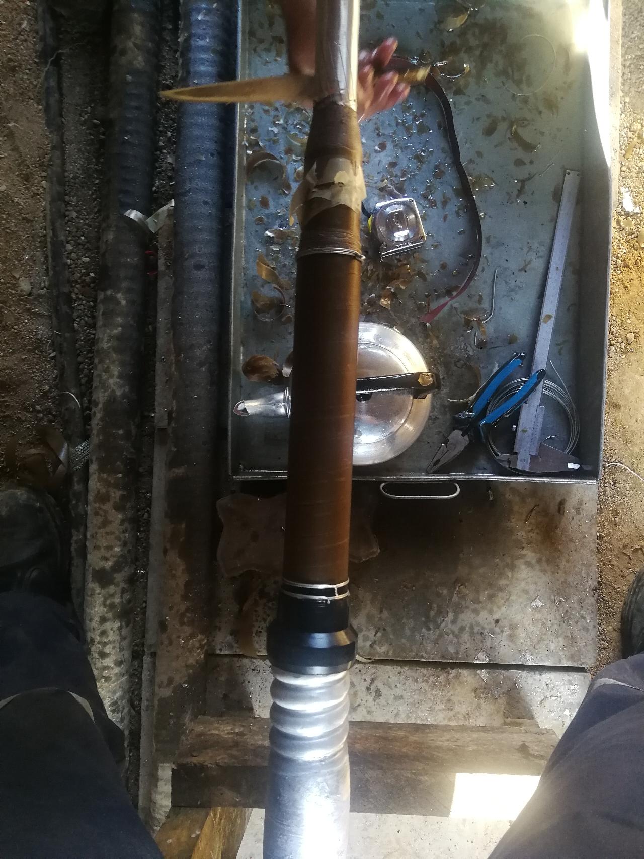 Pirelli Joint | 132kV Oil Filled Cable Joint with Wipe & Chamfer