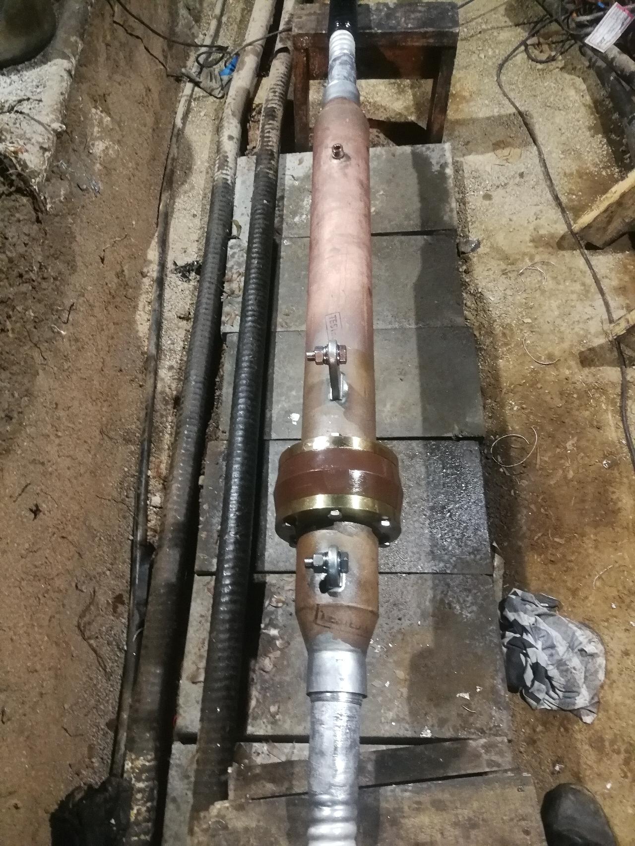 Pirelli Joint | 132kV Oil Filled Cable Joint with Wipe & Chamfer
