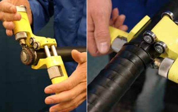 Figure 16 – Using a Sheath Removal Tool Figure 16 – Using a Sheath Removal Tool