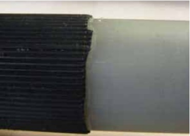 Figure 28 – Irregular Edge of Peelable Screen Figure 28 – Irregular Edge of Peelable Screen