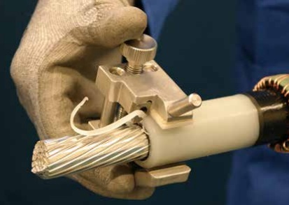 Figure 32 – Tool for Chamfering the Insulation Edge Figure 32 – Tool for Chamfering the Insulation Edge