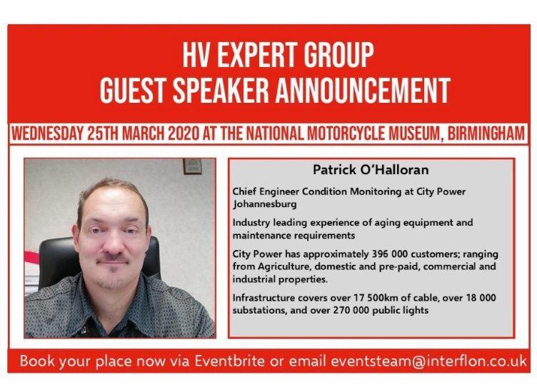 HV Expert Group Guest Speaker Patrick O Halloran