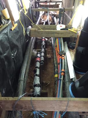 Pictured below : Cable Jointing Bay Typical