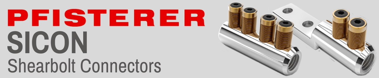 SICON By PFISTERER | Shearbolt Connectors with Stepless Shear-Off Bolts