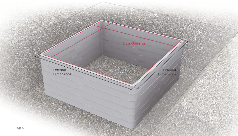 Access Chamber Dimensions Access Chamber Dimensions