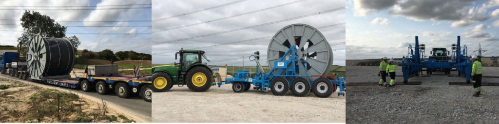 Cd980s Extendable Cable Drum Trailer