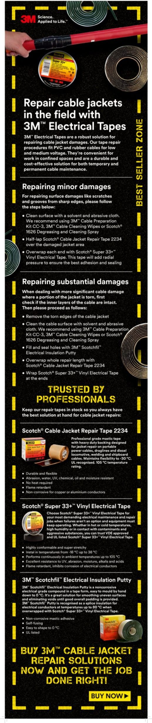 Cable Jacket Repair